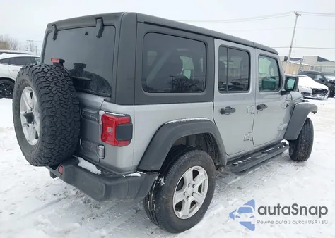 2021 Jeep Wrangler Unlimited Sport S 4X4 z USA, uszkodzony, nr VIN 1C4HJXDM1MW546749